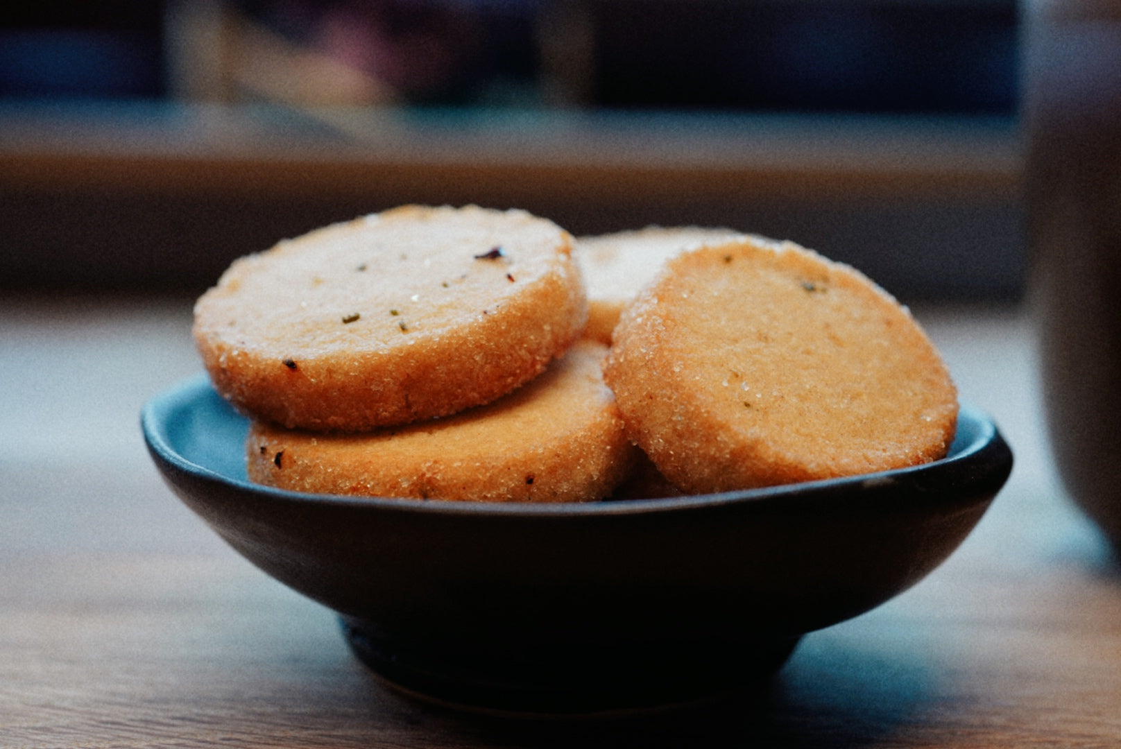Kekse mit Berberitzen-Rotweinsalz - besondere Heidesandkekse