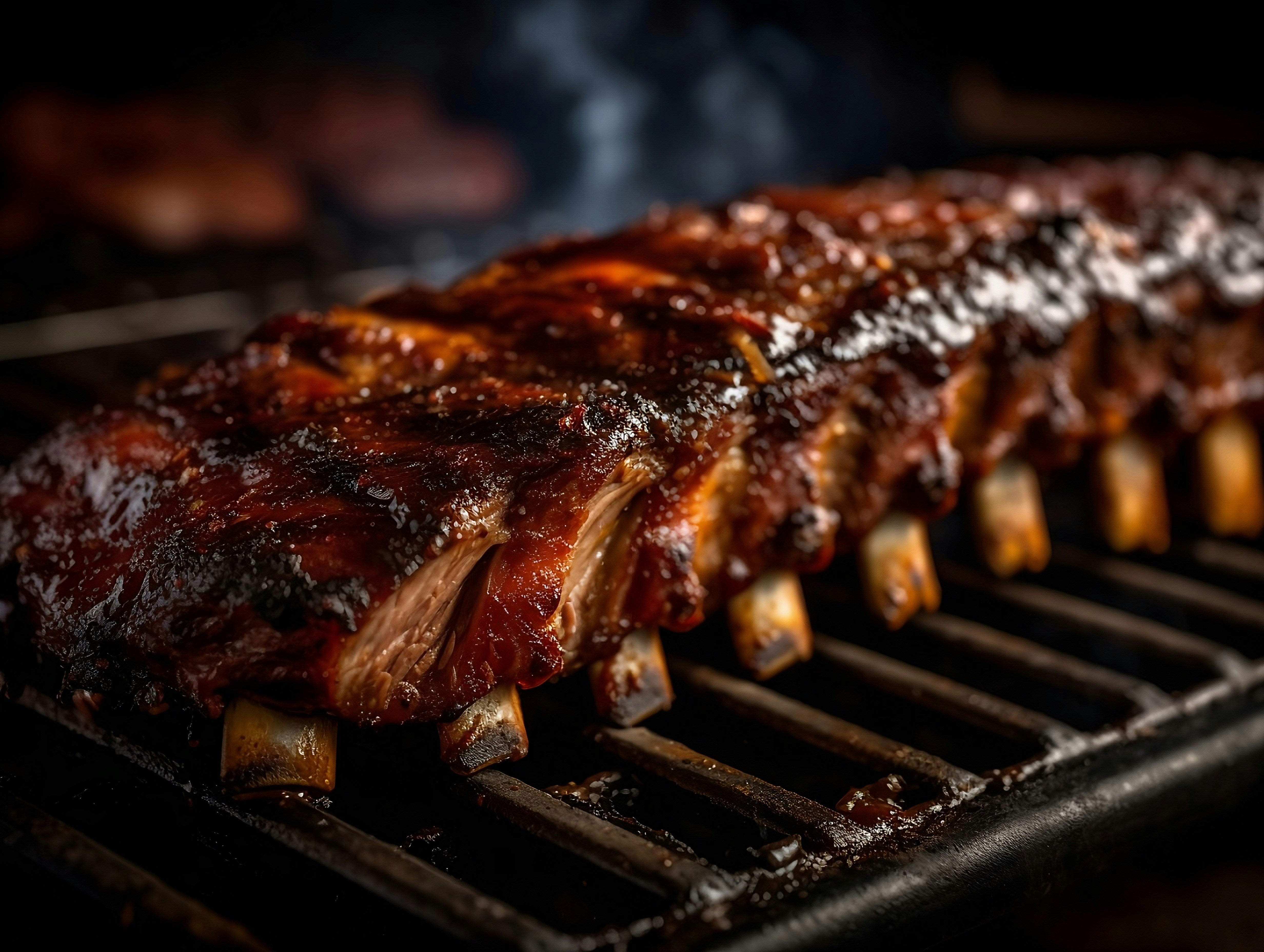 (Wildschwein) Spareribs mit Fichten Wild Rub