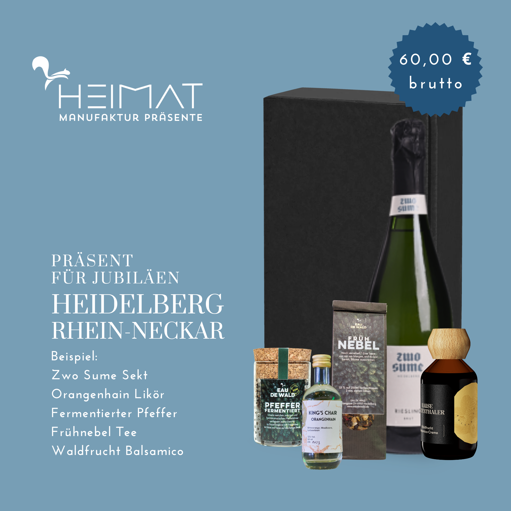 Heimat Heidelberg - Präsent - Firmenpräsent - Jubiläum